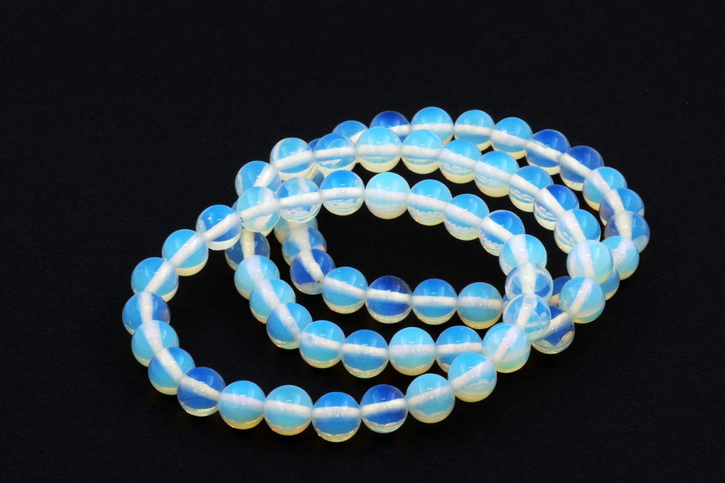 Glass opal bracelet – 8mm