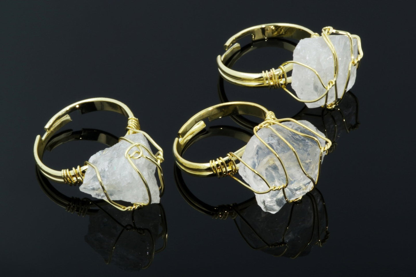 Kwartsring - gevlochten