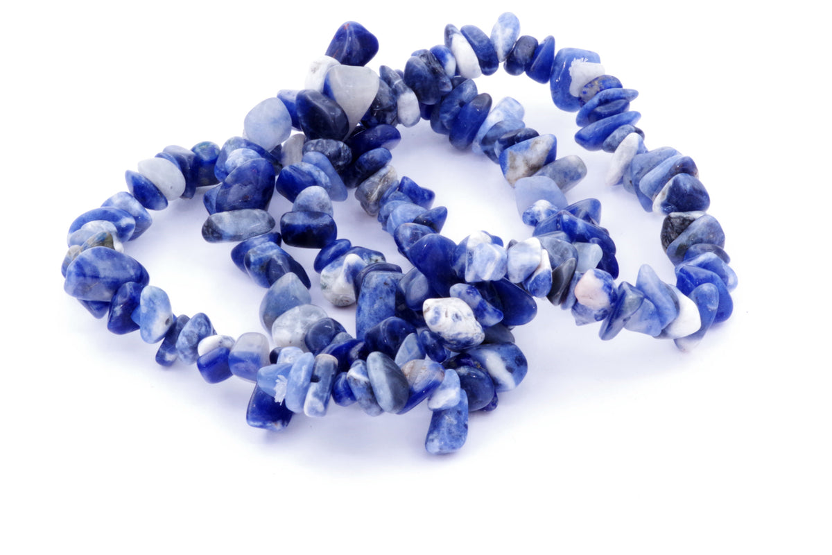 Pulseira de sodalita - fichas