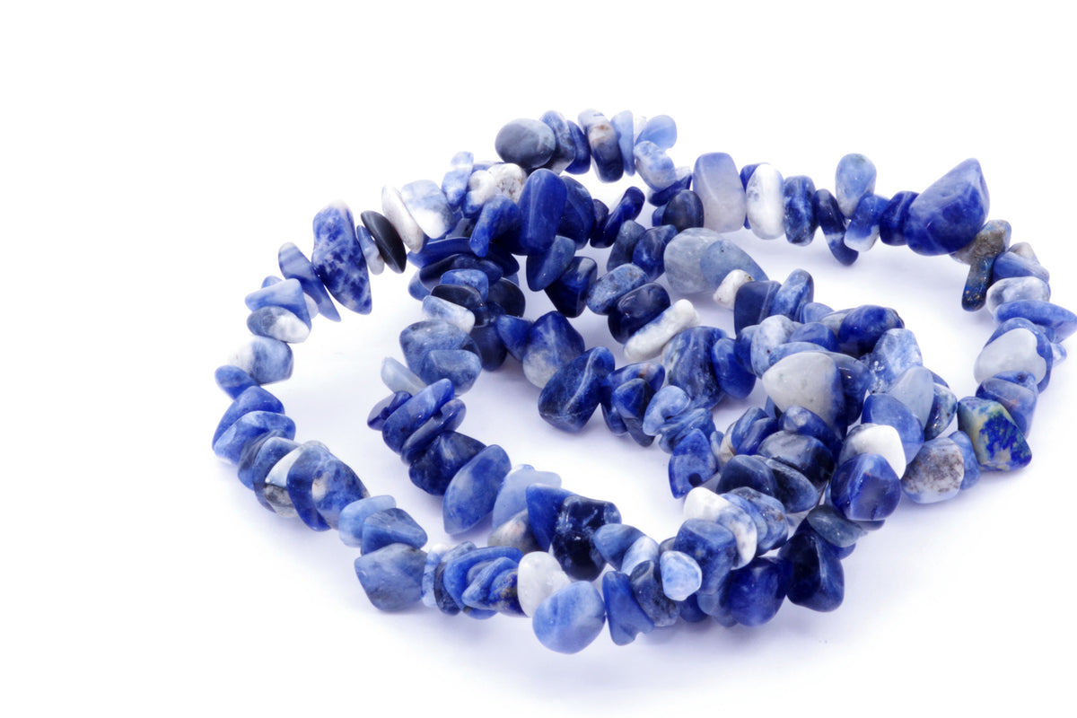 Pulseira de sodalita - fichas
