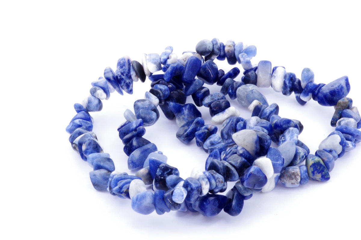 Pulseira de sodalita - fichas
