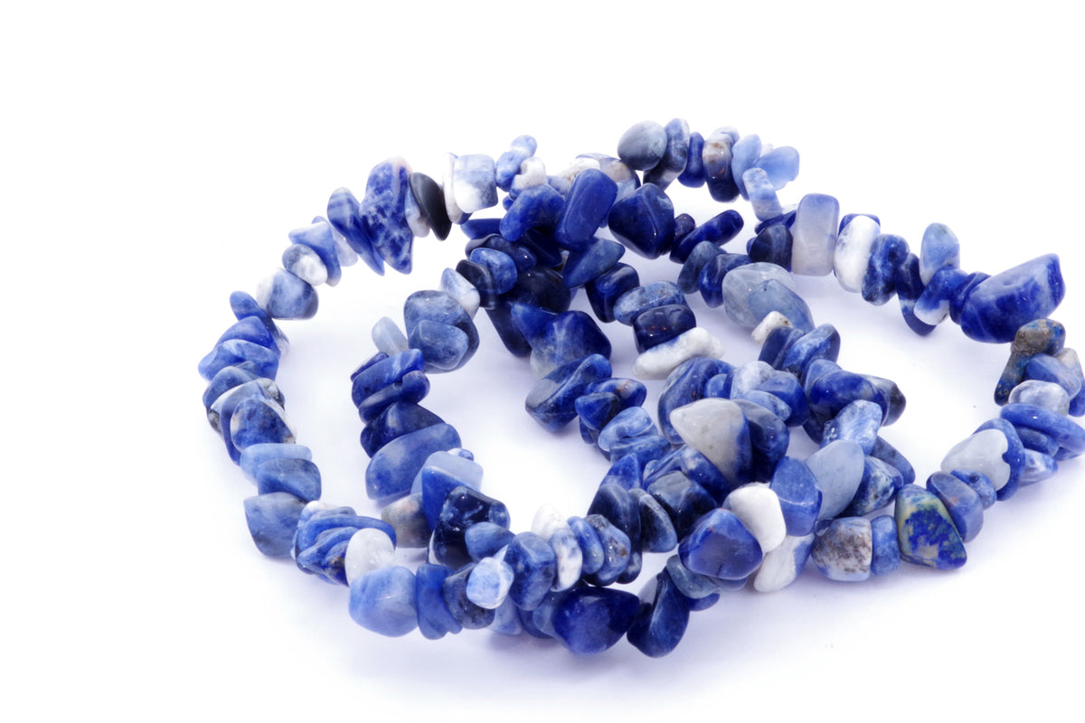 Pulseira de sodalita - fichas