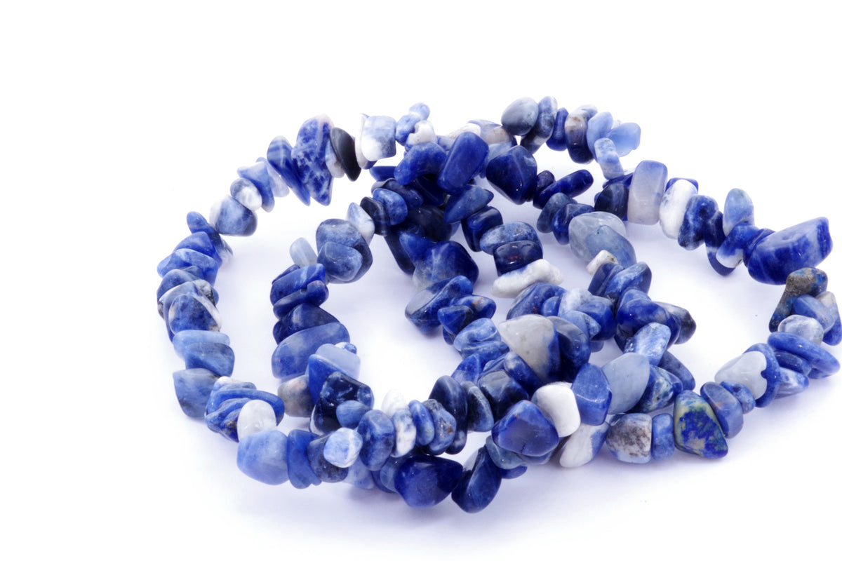 Pulseira de sodalita - fichas