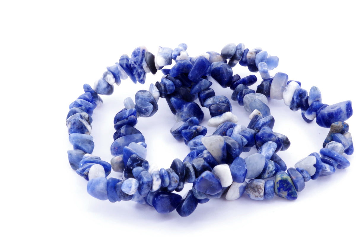 Pulseira de sodalita - fichas
