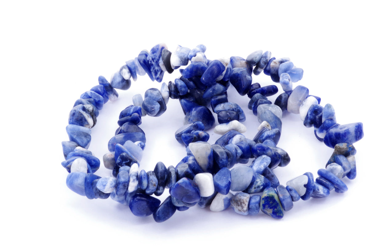 Pulseira de sodalita - fichas