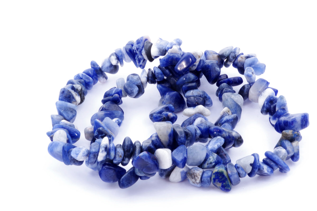 Pulseira de sodalita - fichas