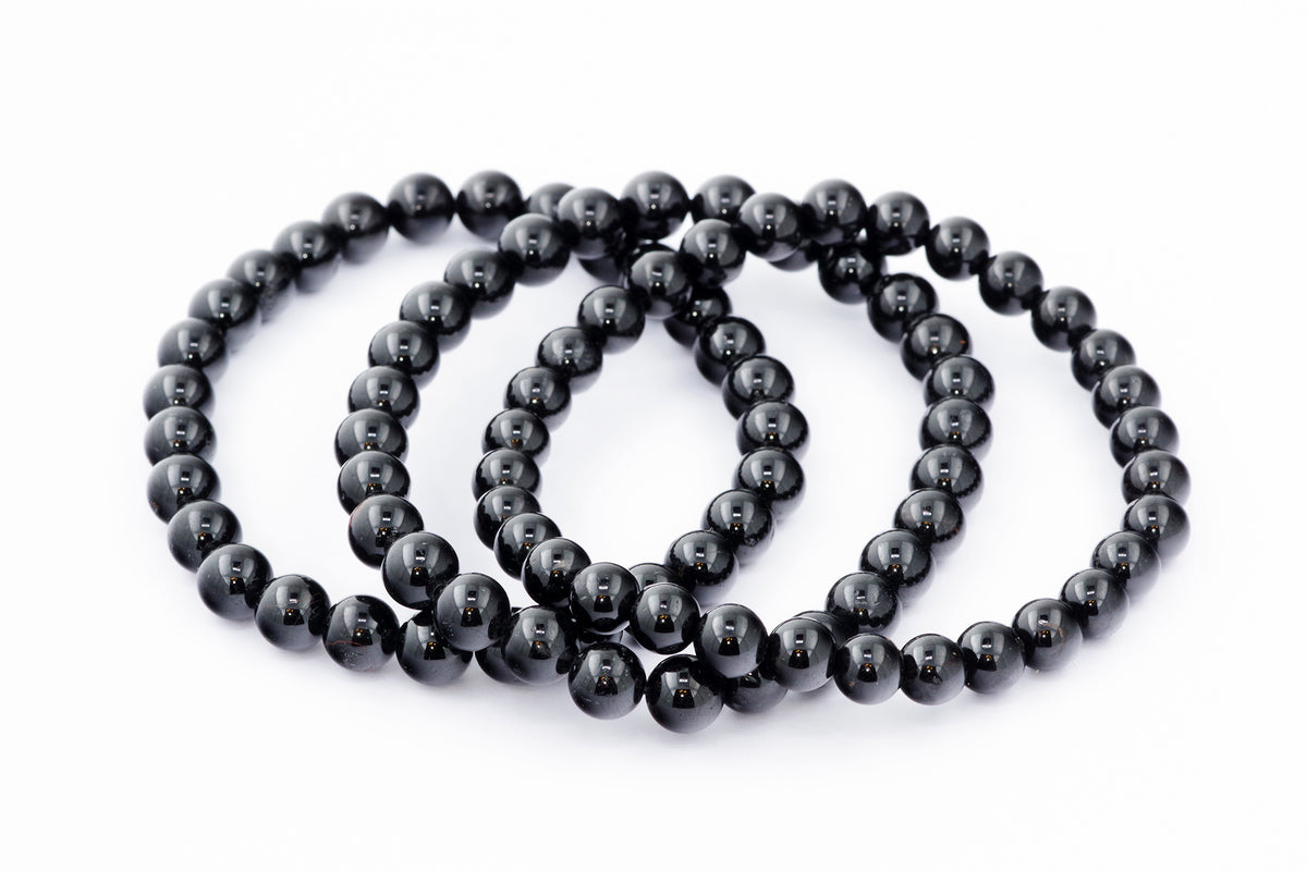 Brazalete Turmaline Schorl - 6 mm
