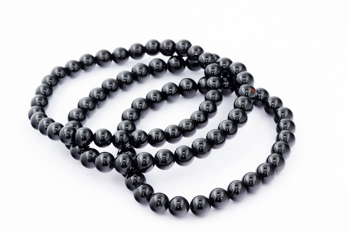 Brazalete Turmaline Schorl - 6 mm