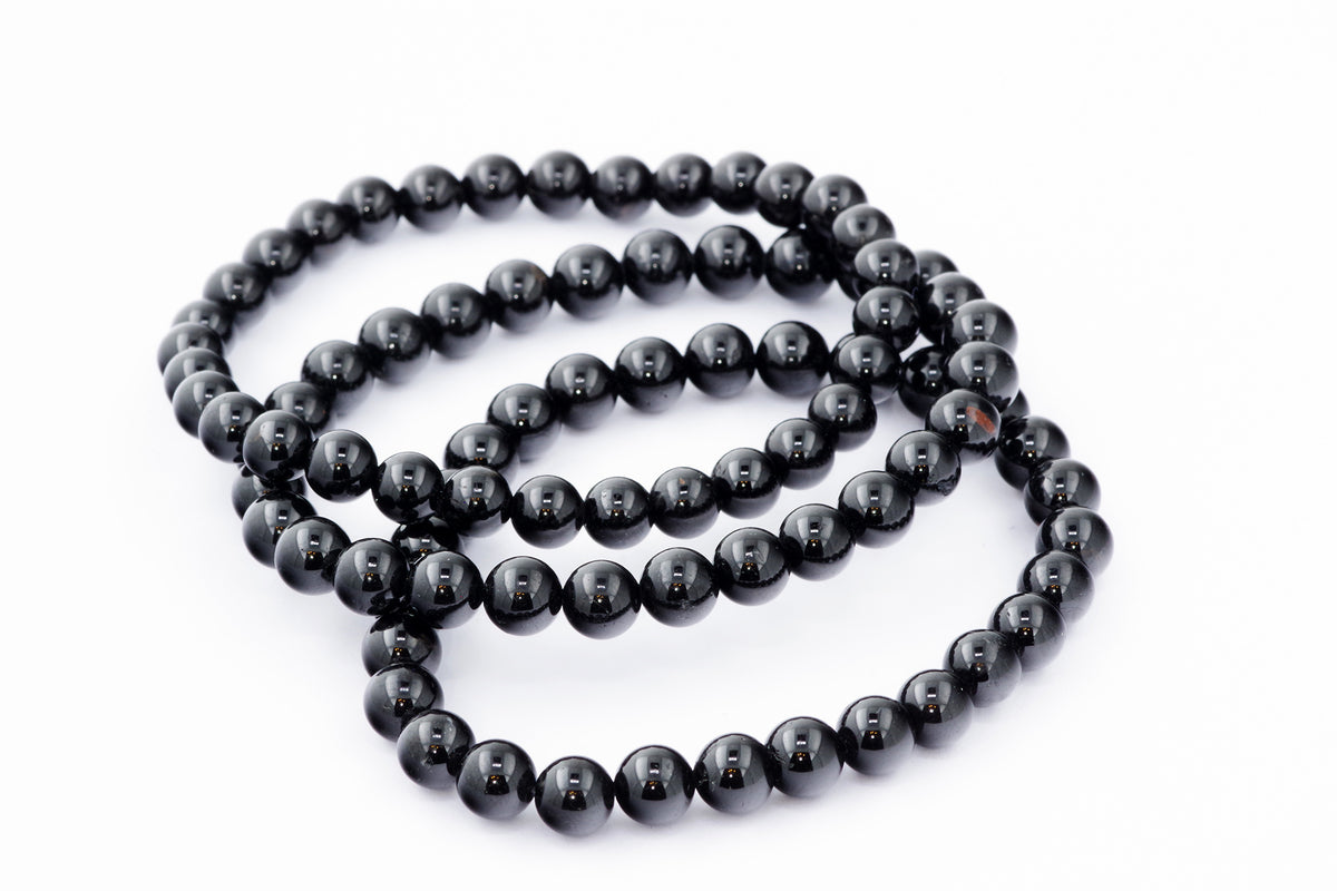 Brazalete Turmaline Schorl - 6 mm