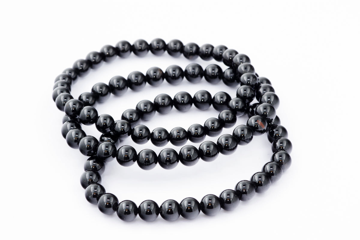 Brazalete Turmaline Schorl - 6 mm