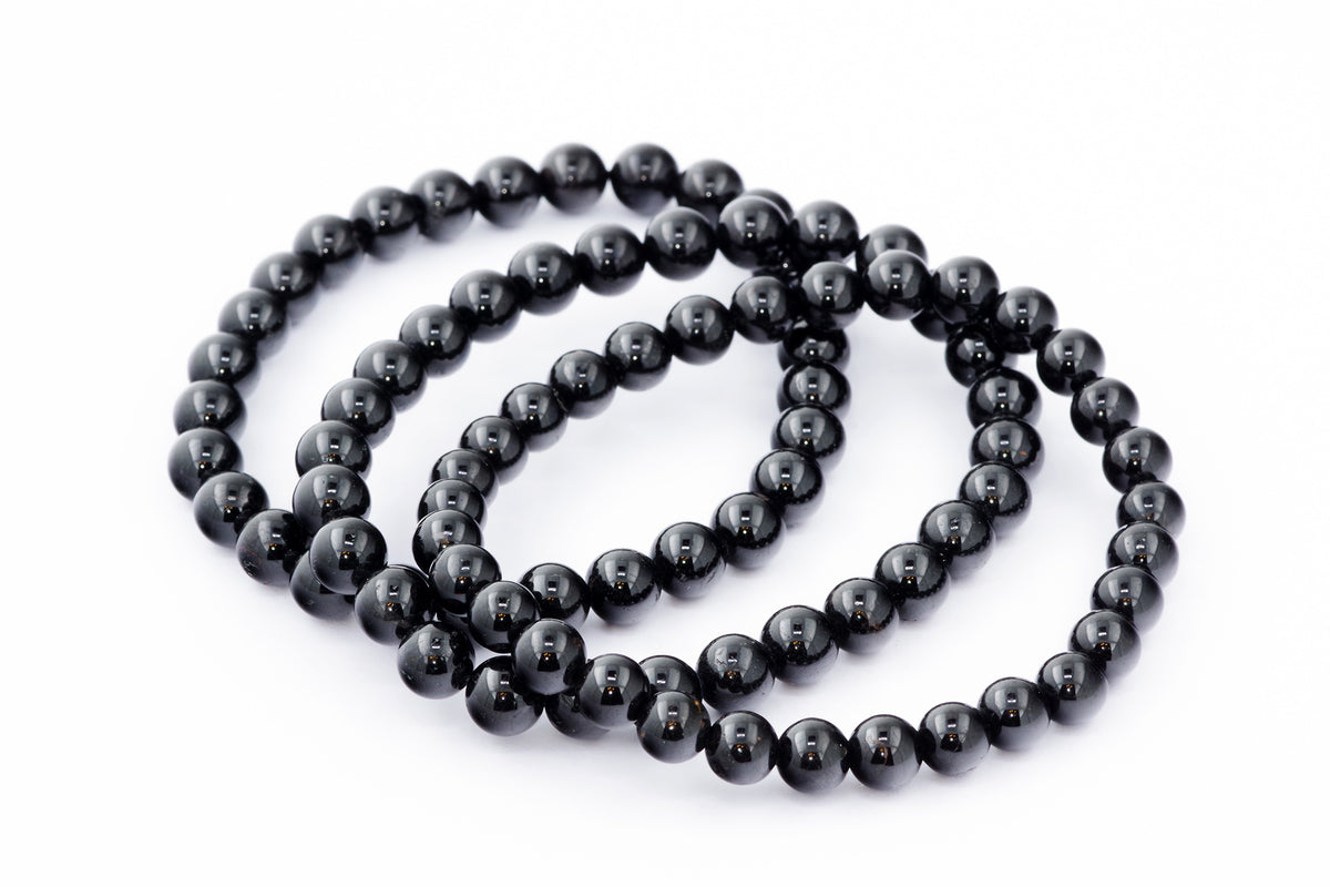 Brazalete Turmaline Schorl - 6 mm