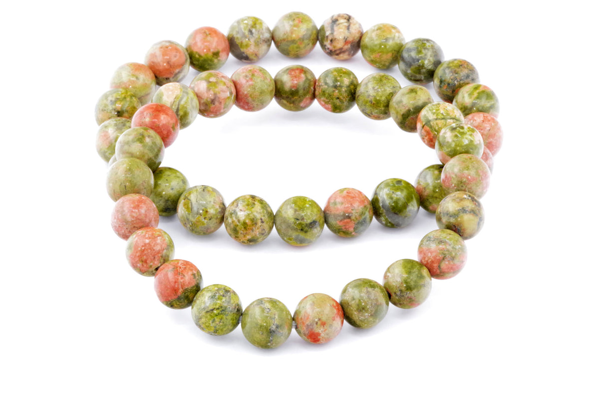 Unakite कंगन - 8 मिमी