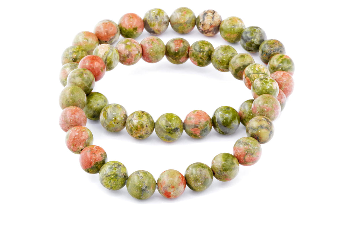 Unakite कंगन - 8 मिमी
