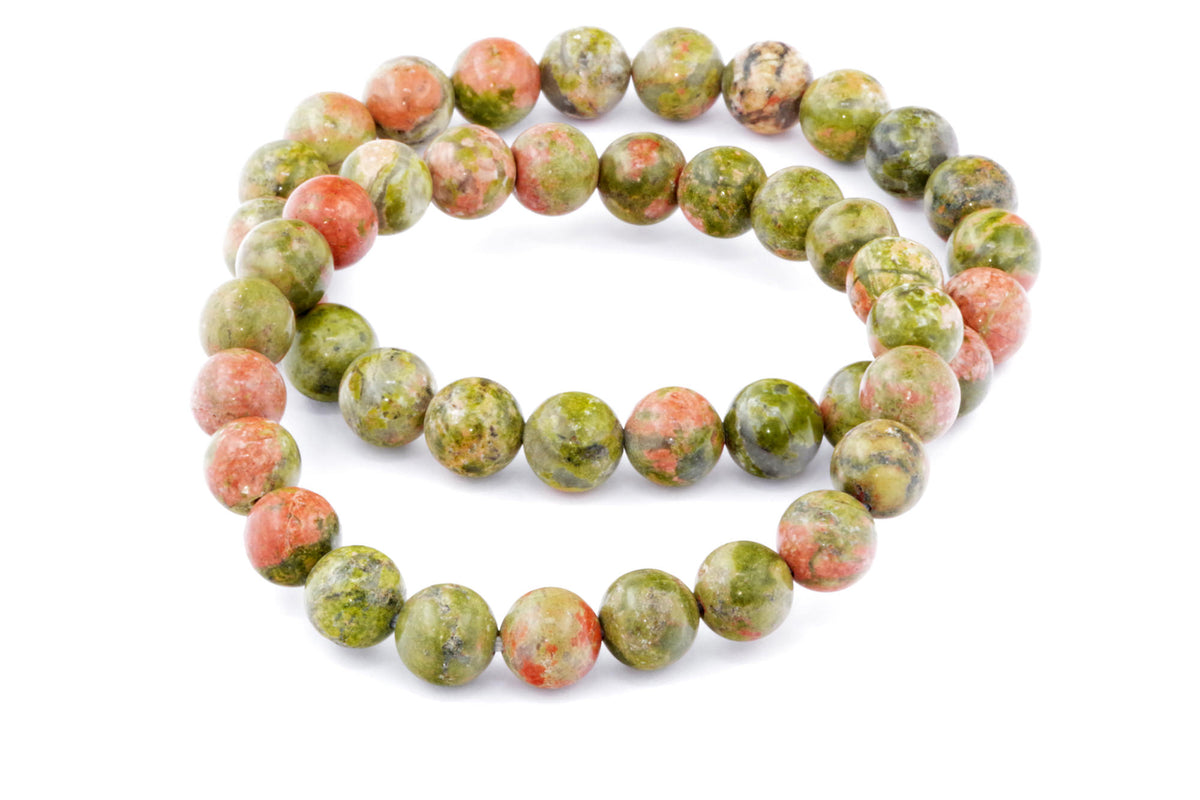 Unakite कंगन - 8 मिमी
