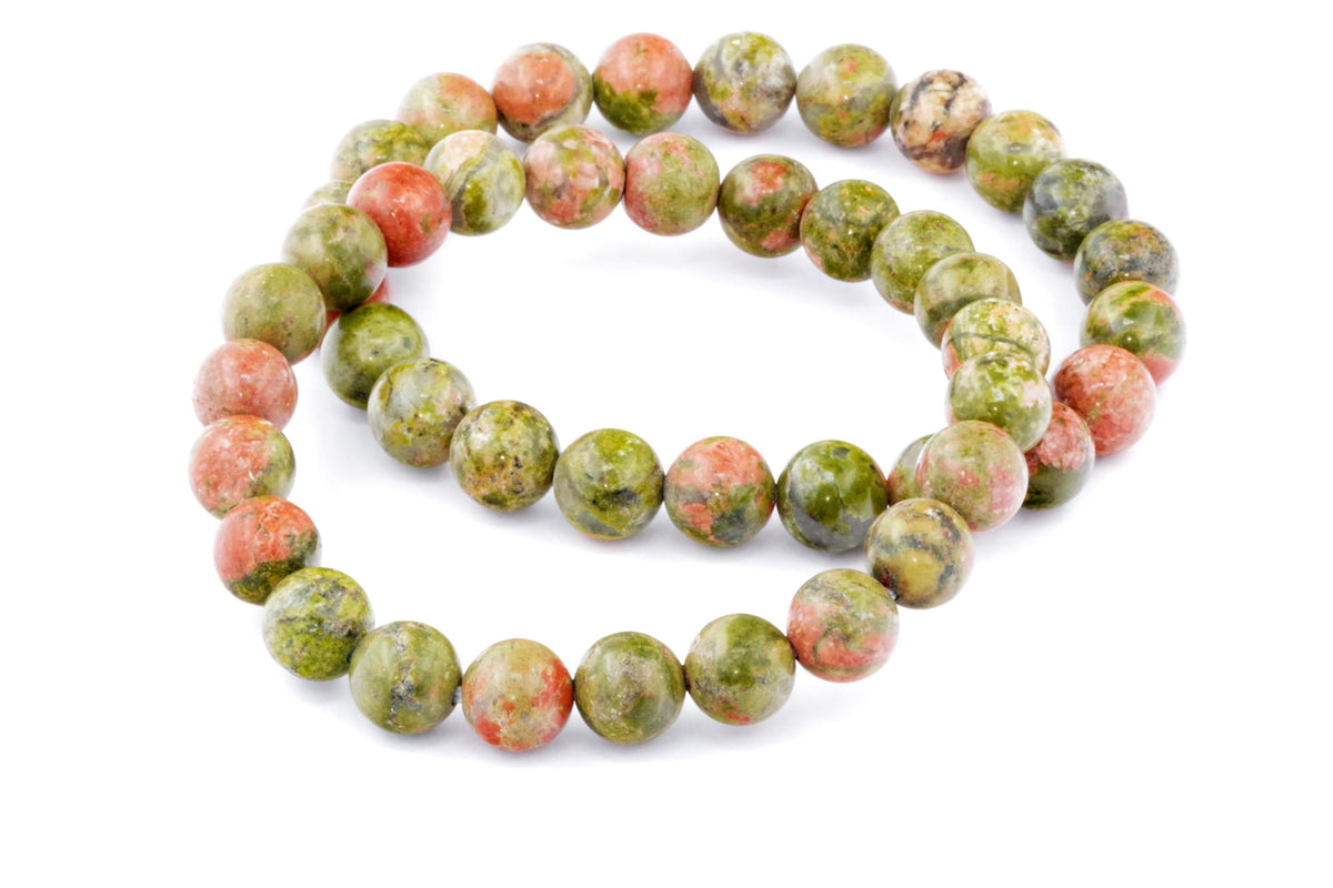 Unakite कंगन - 8 मिमी