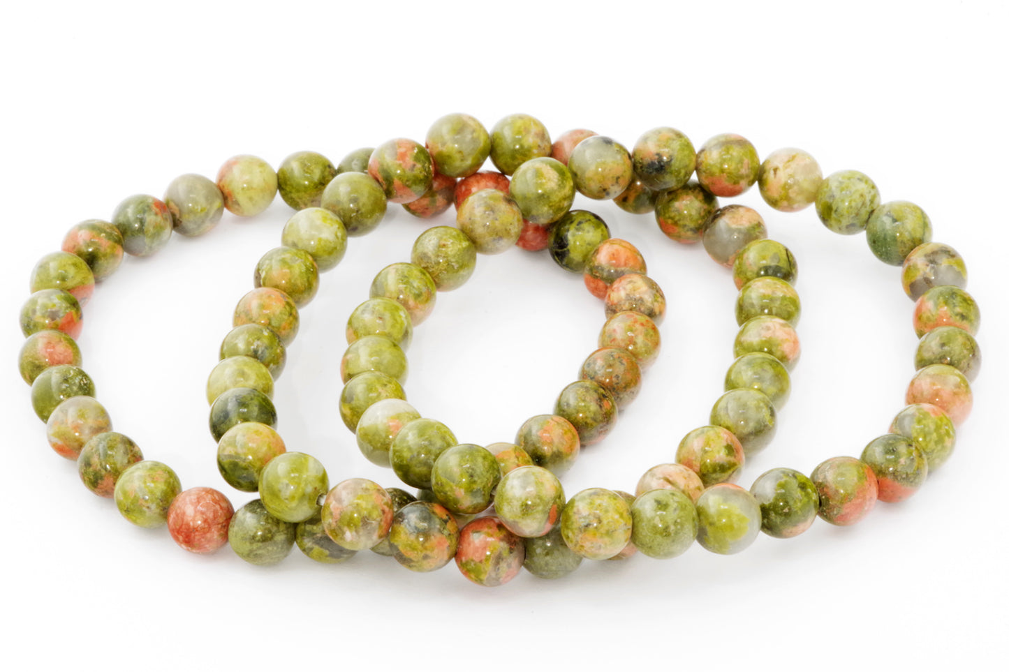 Unakites Armband - 6 mm