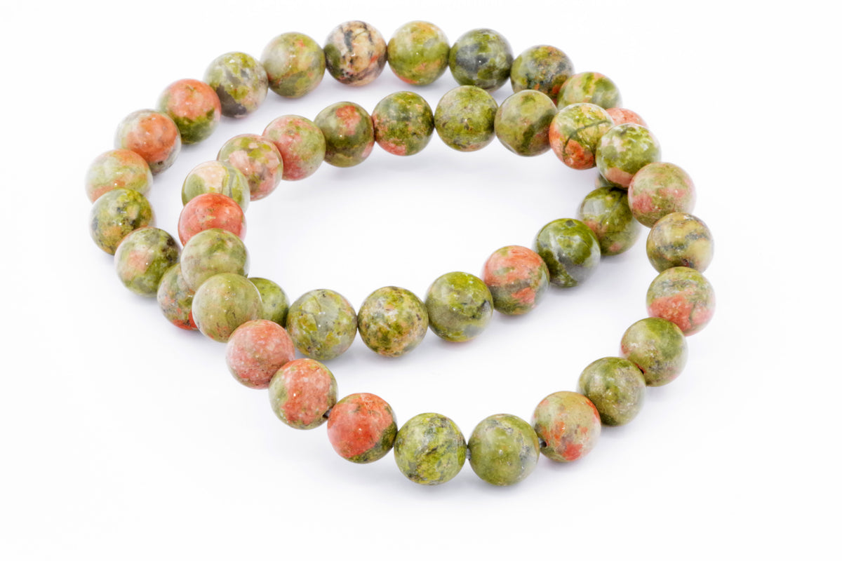 Unakite कंगन - 8 मिमी