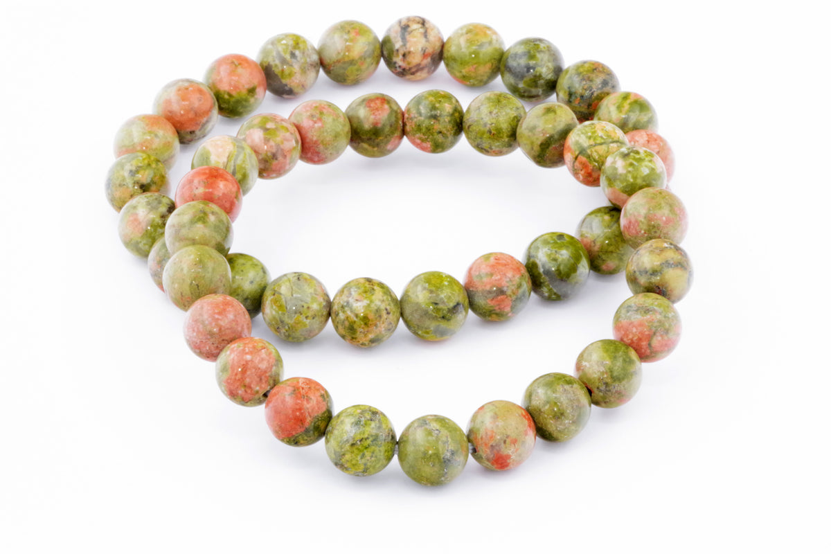 Unakite कंगन - 8 मिमी