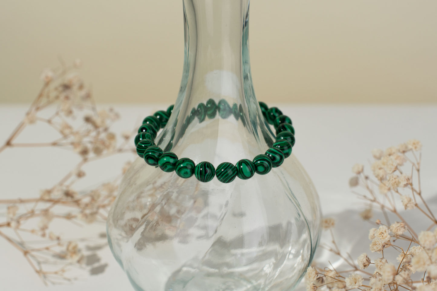 Malachite bracelet – 8mm - www.Crystals.eu