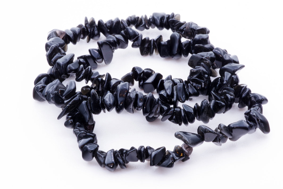 Obsidian bracelet – Chips - www.Crystals.eu