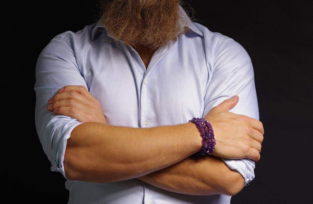 Amethyst bracelet – Chips