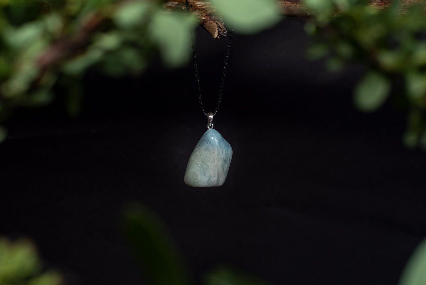 Aquamarine pendent – 925 silver - www.Crystals.eu