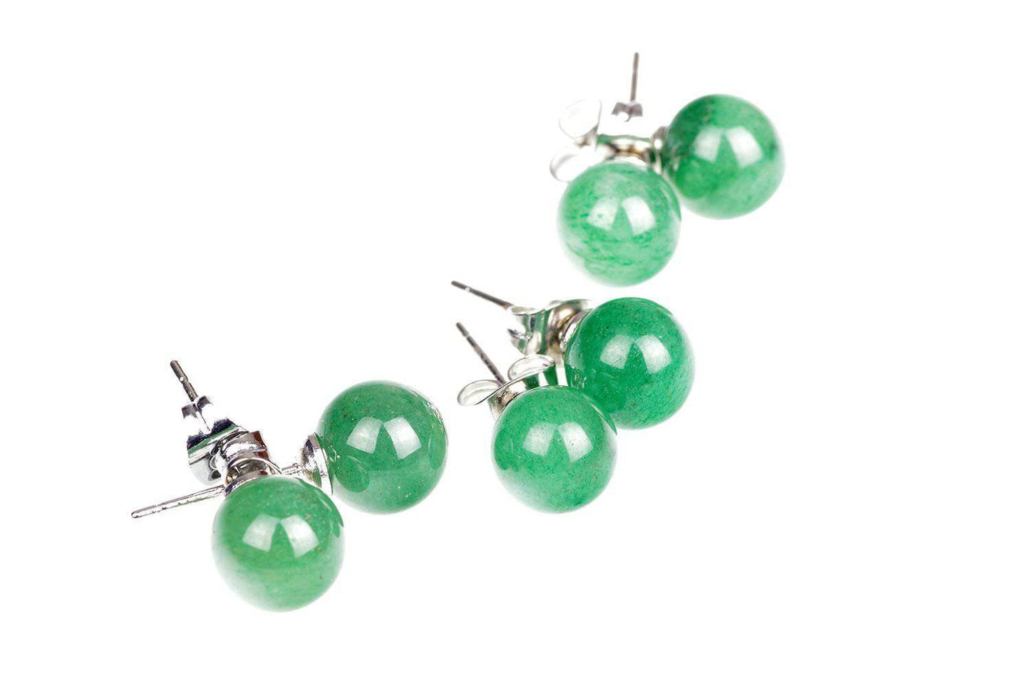 Aventurine earrings – 8mm