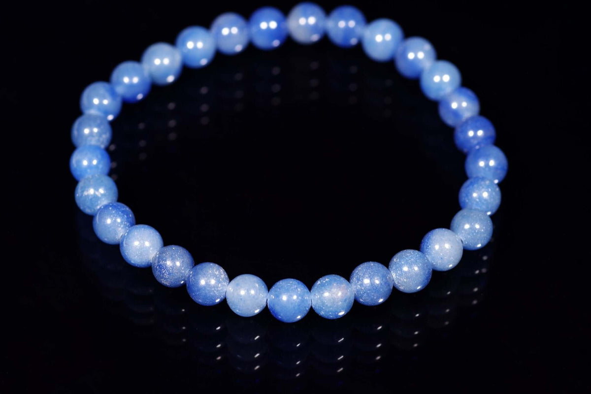 Blue quartz bracelet – 6mm
