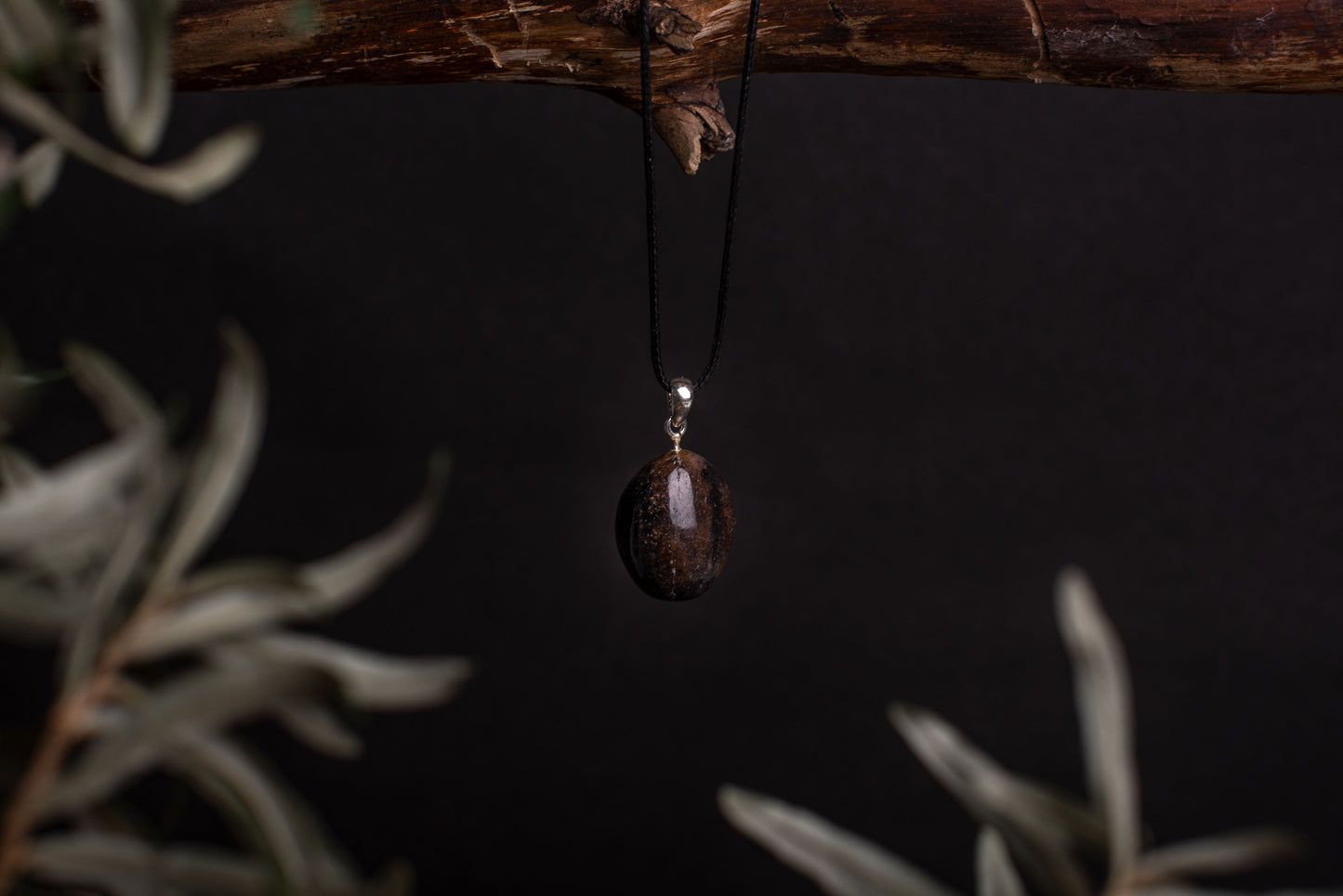 Chiastolite – 925 silver - www.Crystals.eu