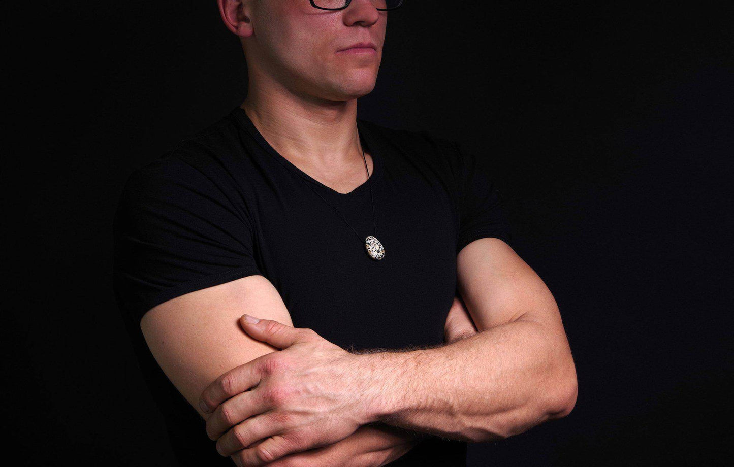 Dalmatian Jasper Pendant – Drop