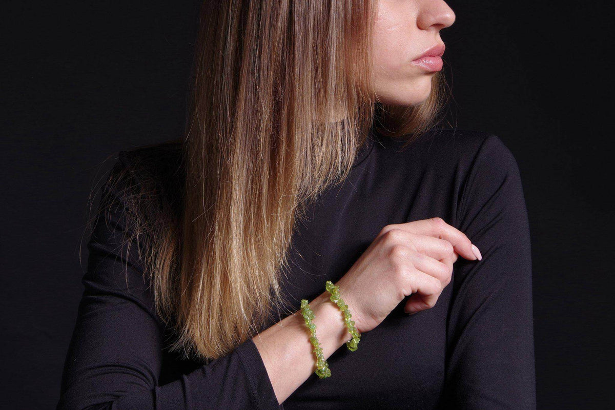 Diopside bracelet – Chips