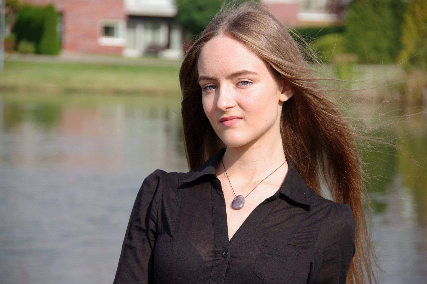 Fluorite pendant – Drop