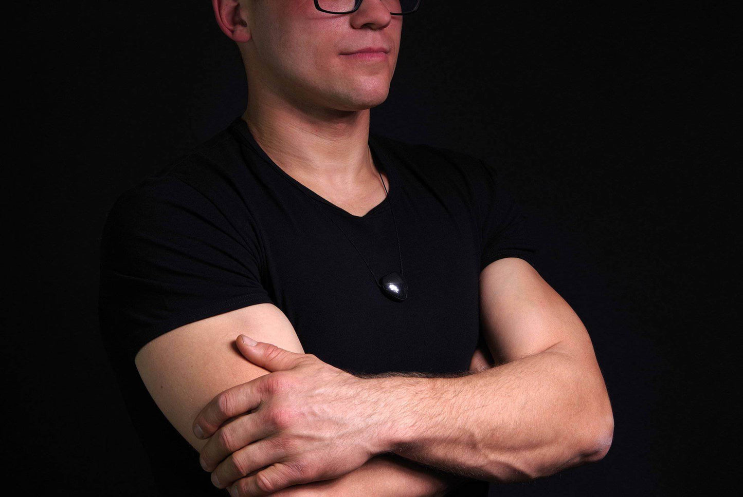 Hematite pendant – Heart