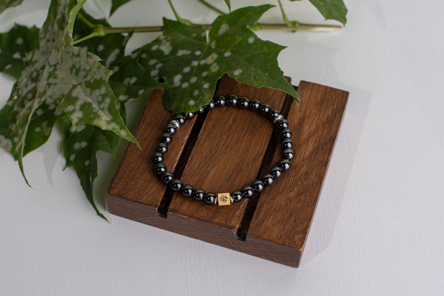 Hematite bracelet – 925 silver - 6mm - www.Crystals.eu