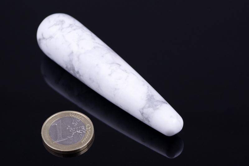 Howlite massage stick – 9cm