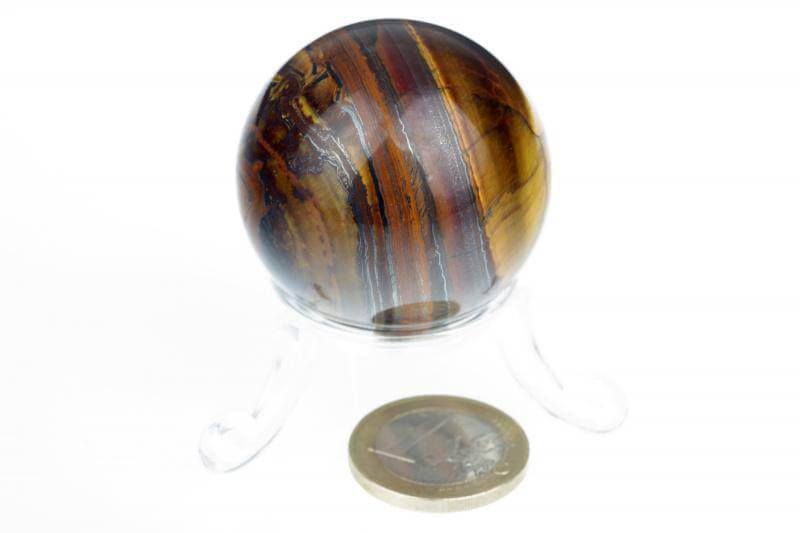 Iron tiger eye sphere – 40mm