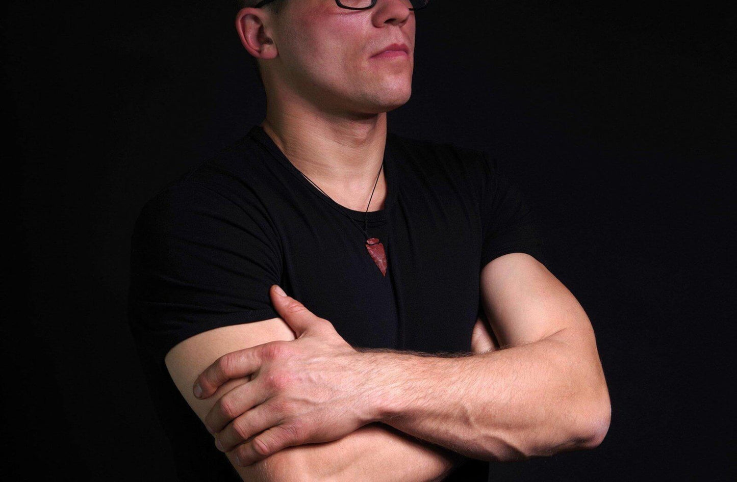 Jasper pendant – Arrow