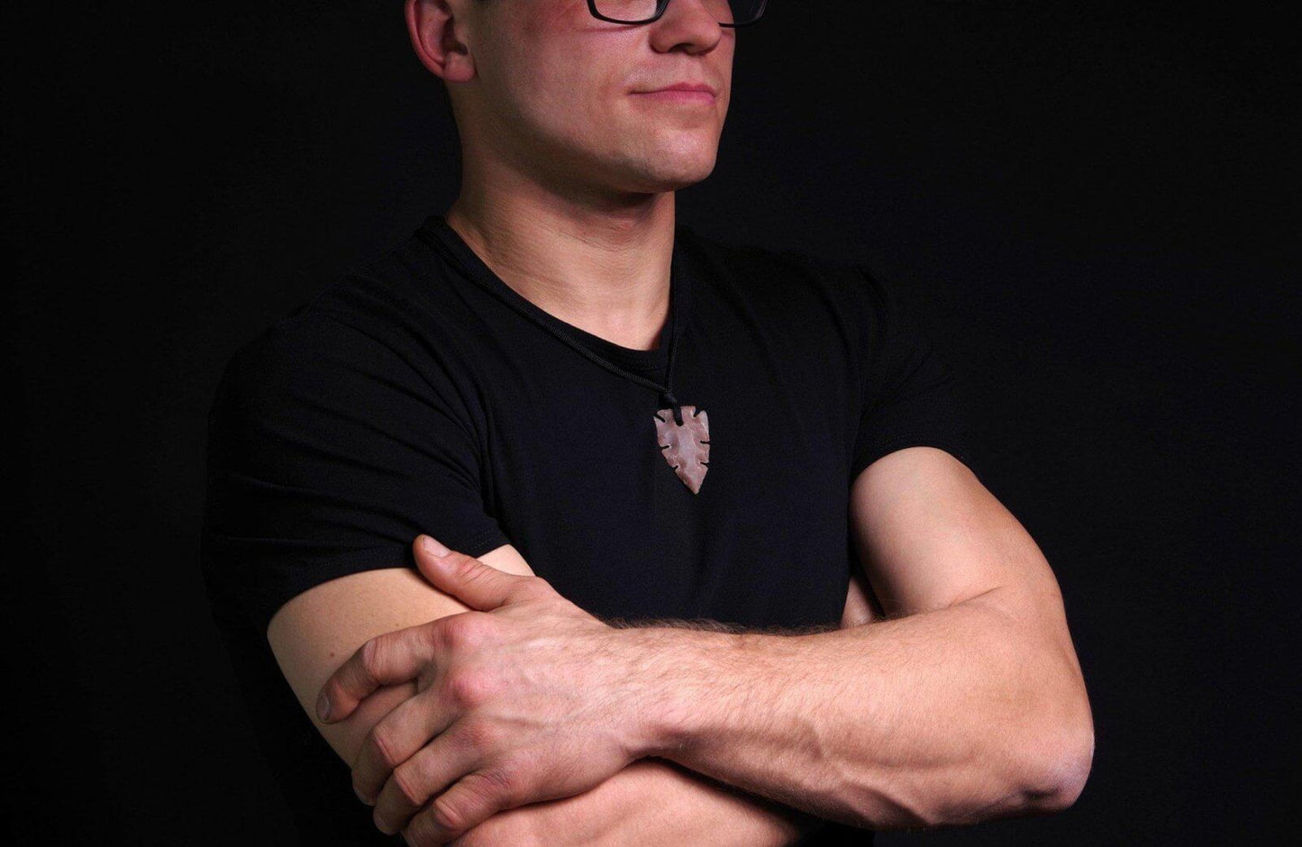 Jasper pendant – Arrow L