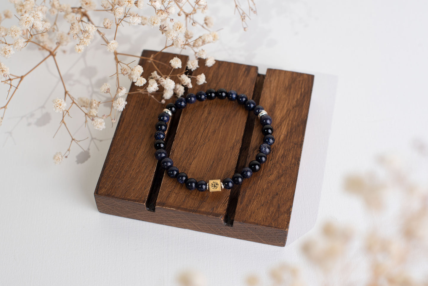 Cairo night bracelet – 925 silver - 6mm - www.Crystals.eu