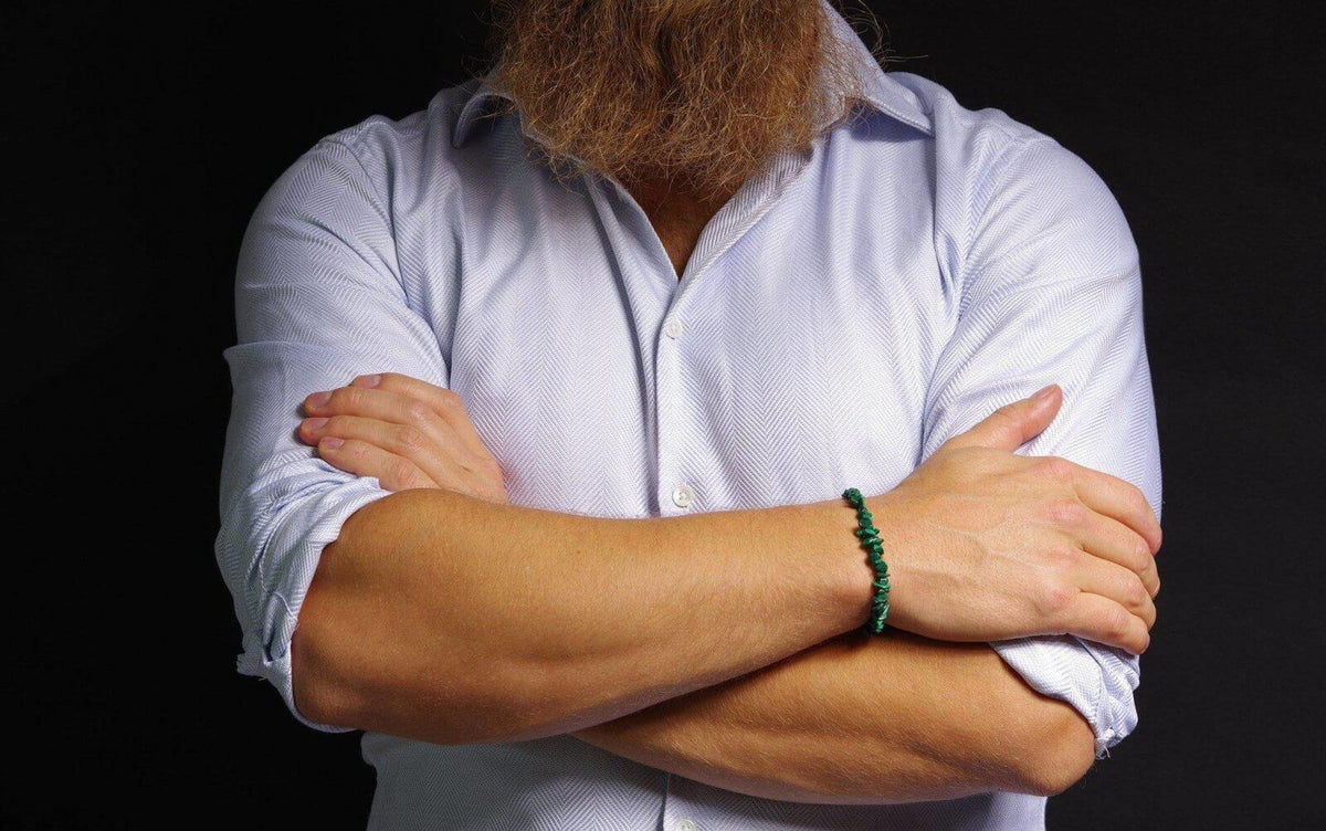 Malachite bracelet – Chips