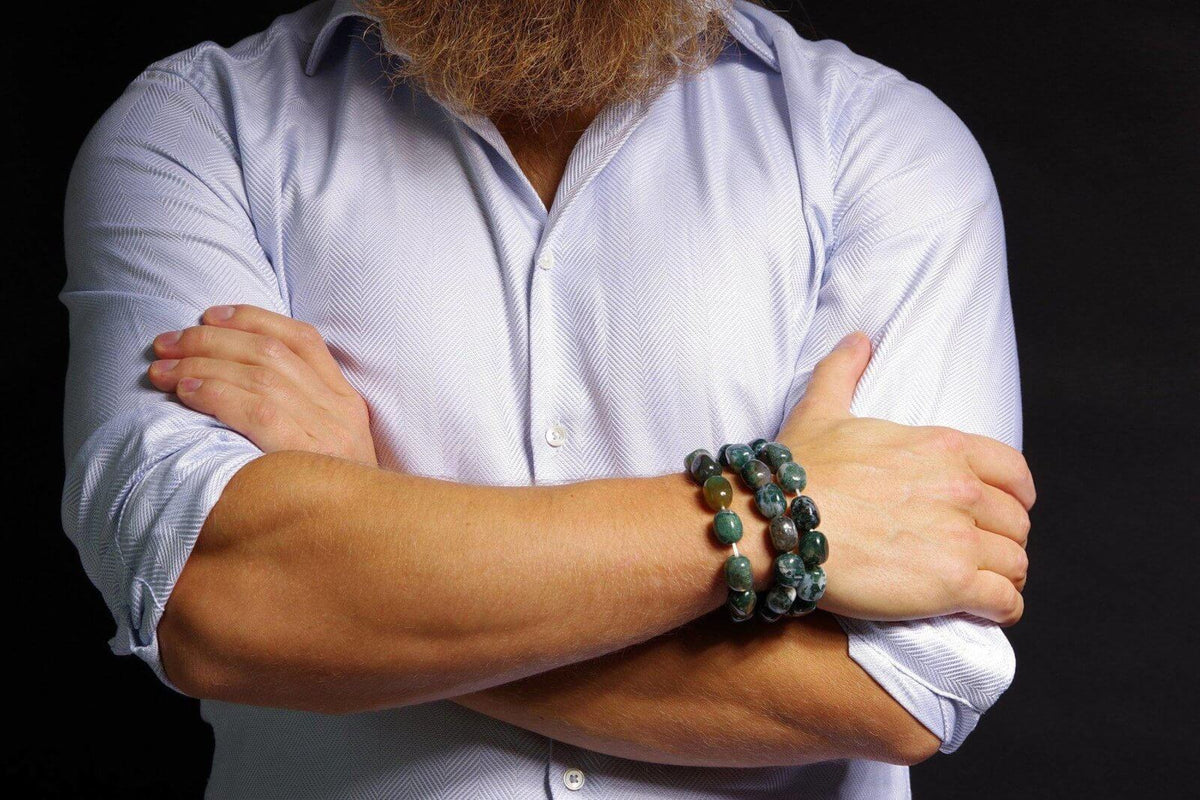 Moss agate bracelet – Gem