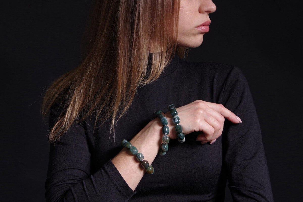 Moss agate bracelet – Gem