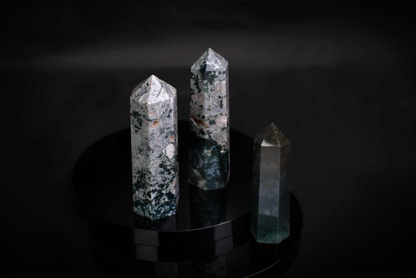 Moss agate ~ 8-10 cm - www.Crystals.eu