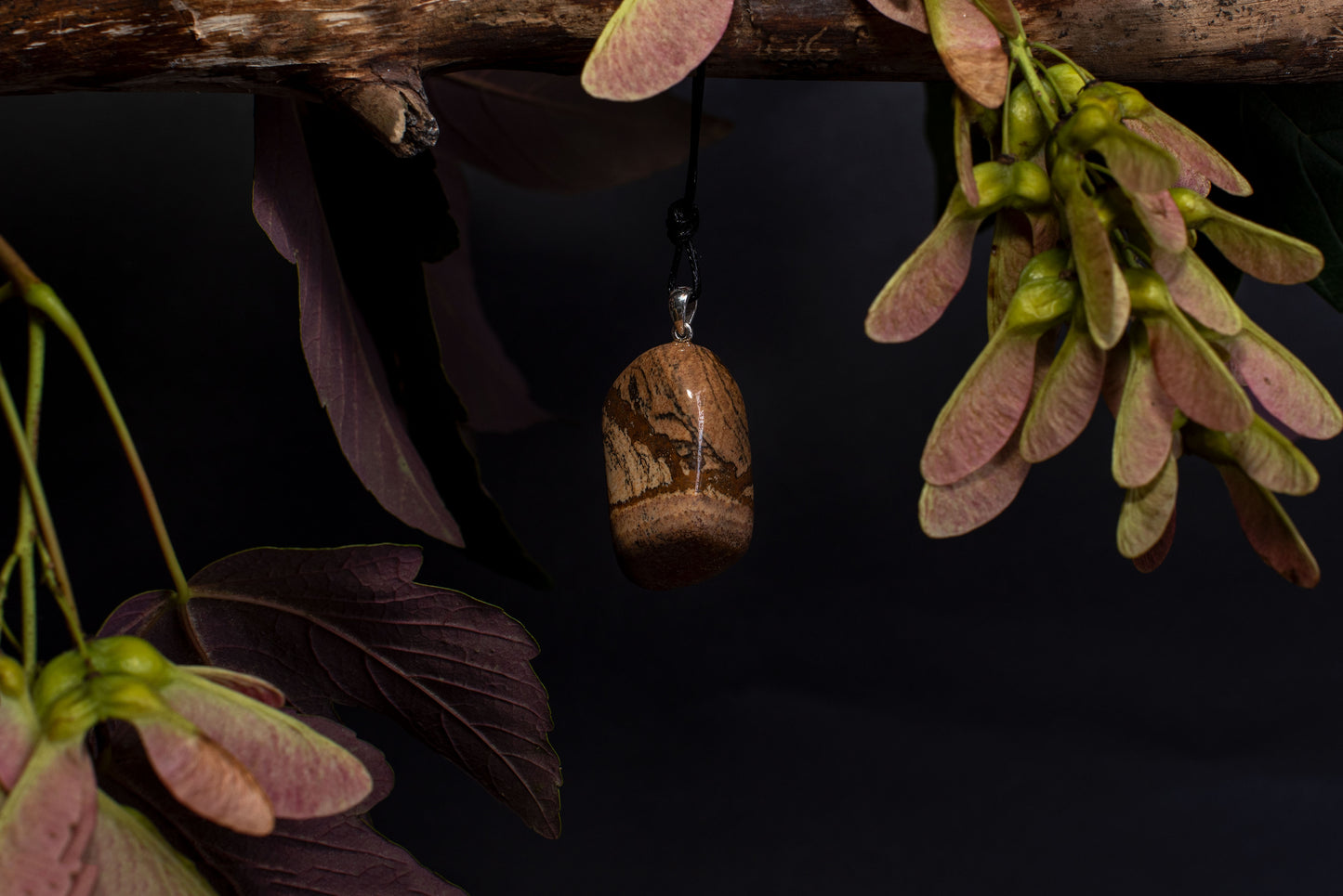 Picture jasper – 925 silver - www.Crystals.eu