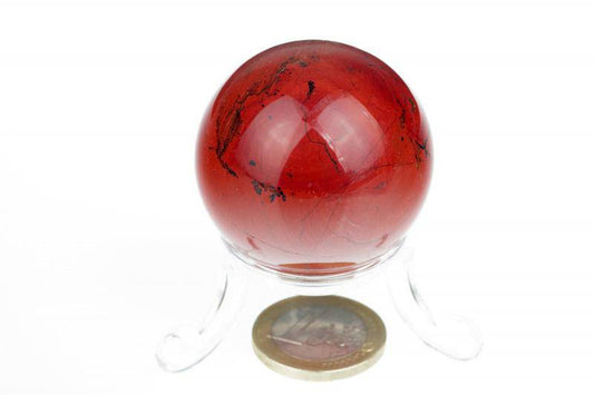 Red jasper sphere – 40mm
