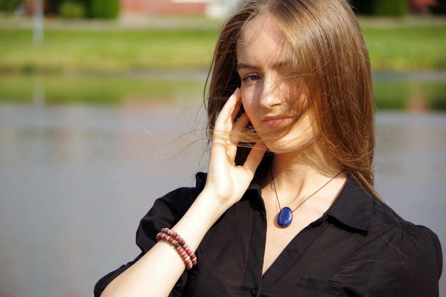 Rhodonite bracelet – Roundelle