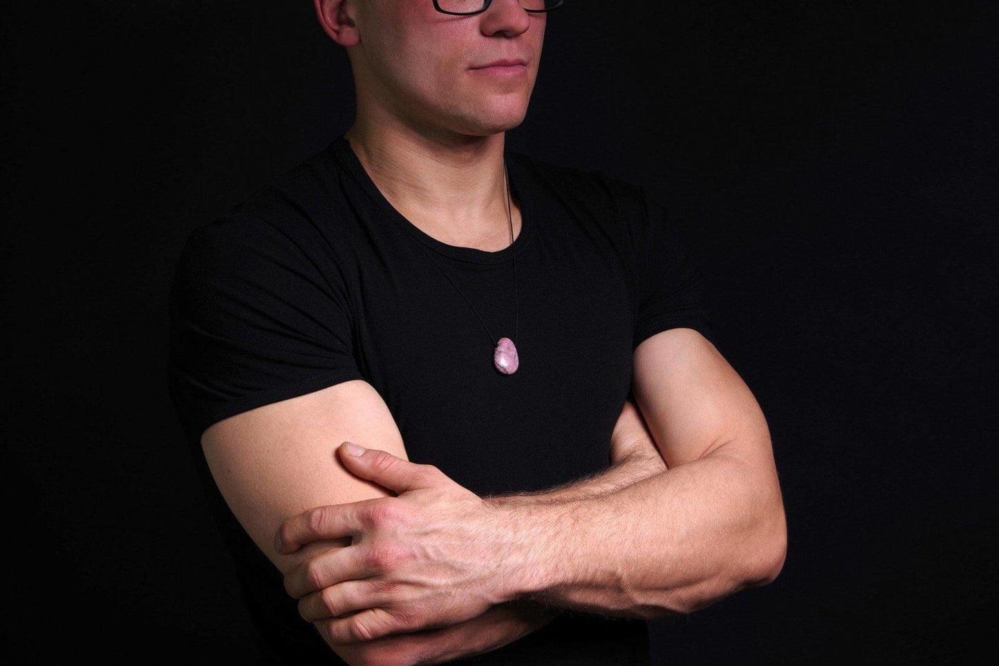 Rhodonite pendant – Drop