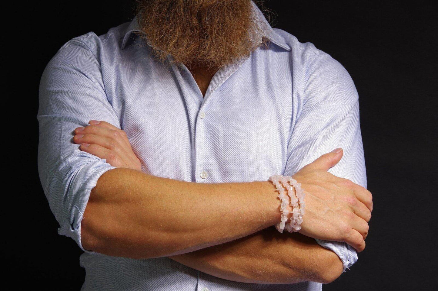 Rose quartz bracelet – Chips