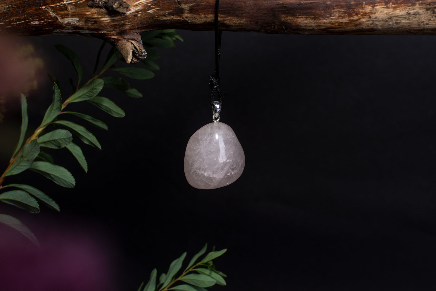 Rose quartz – 925 silver - www.Crystals.eu