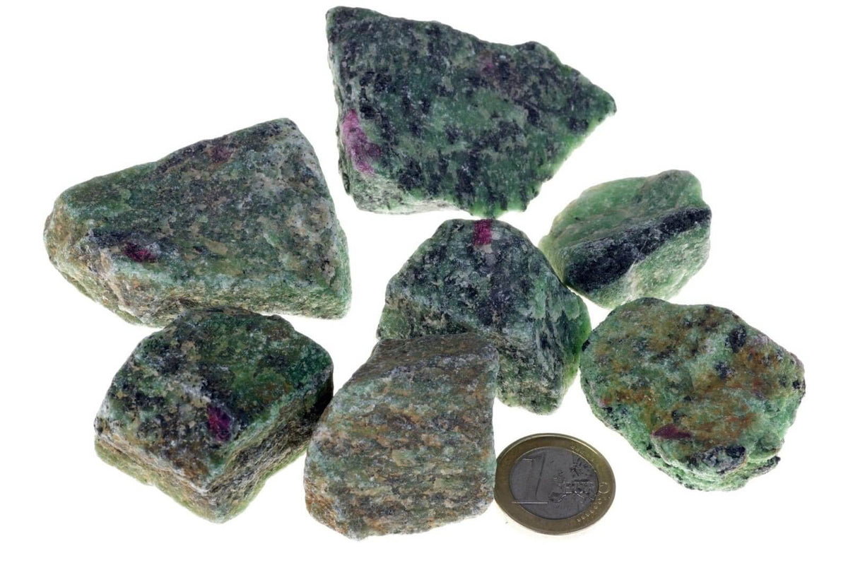 Ruby with zoisite – Raw